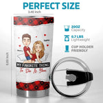 To Me, You Are Perfect - Couple Personalized Custom Tumbler - Gift For Husband Wife, Anniversary