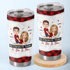To Me, You Are Perfect - Couple Personalized Custom Tumbler - Gift For Husband Wife, Anniversary