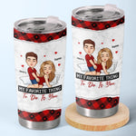 To Me, You Are Perfect - Couple Personalized Custom Tumbler - Gift For Husband Wife, Anniversary