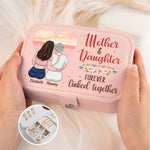 Custom Name Mother Daughter Gifts - Personalized Jewelry Case