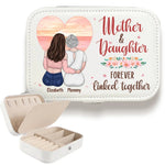 Custom Name Mother Daughter Gifts - Personalized Jewelry Case
