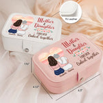 Custom Name Mother Daughter Gifts - Personalized Jewelry Case