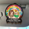 Together, We’re Unstoppable - Bestie Personalized Custom Car Visor Clip - Gift For Best Friends, BFF, Sisters
