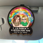 Together, We’re Unstoppable - Bestie Personalized Custom Car Visor Clip - Gift For Best Friends, BFF, Sisters