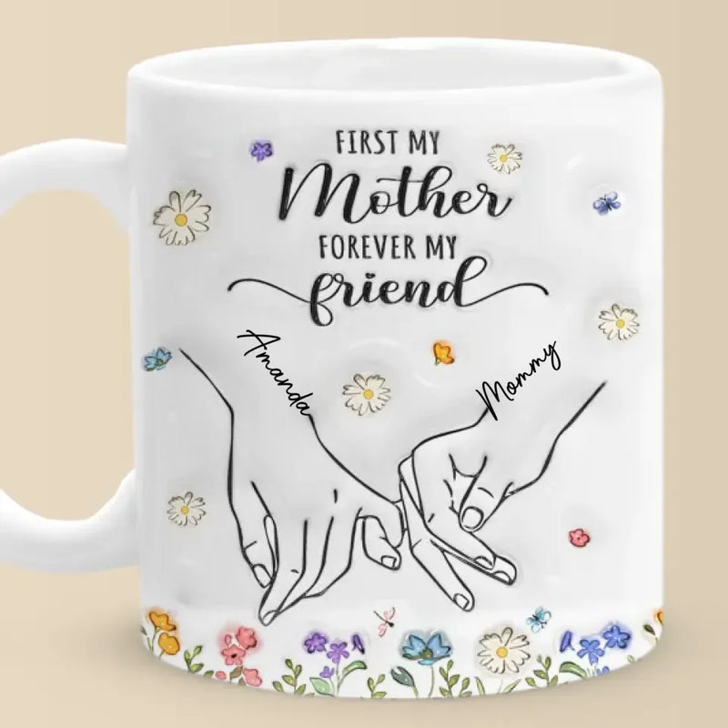 A Mother And Daughter’s Bond Is One Of The Strongest Connections In The World - Family Personalized Custom 3D Inflated Effect Printed Mug - Gift For Mom, Daughter