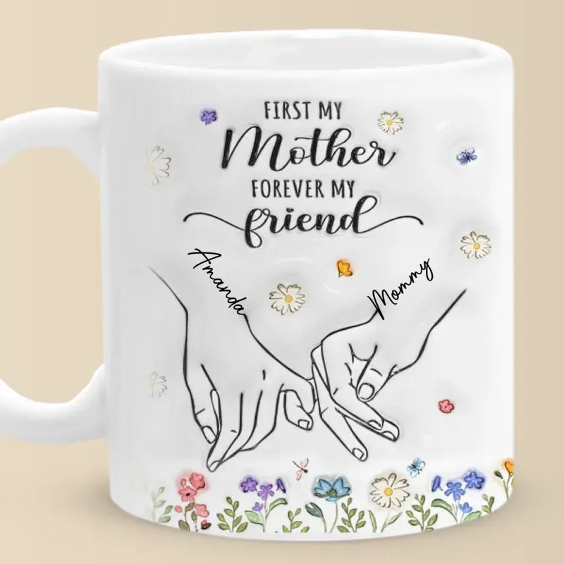 A Mother And Daughter’s Bond Is One Of The Strongest Connections In The World - Family Personalized Custom 3D Inflated Effect Printed Mug - Gift For Mom, Daughter