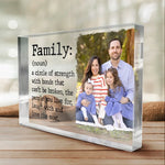 Custom Photo Family Gifts - Personalized Shaped Acrylic Plaque