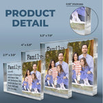 Custom Photo Family Gifts - Personalized Shaped Acrylic Plaque