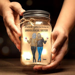 You Make My World Brighter Just By Being In It - Bestie Personalized Custom Mason Jar Light - Gift For Best Friends, BFF, Sisters