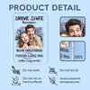 Custom Photo Keep Safe On The Road - Couple Personalized Custom Car Ornament - Acrylic Custom Shaped - Gift For Husband Wife, Anniversary