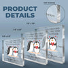 I’ll Always Be Your Penguin - Couple Personalized Custom Square Shaped Acrylic Plaque - Gift For Husband Wife, Anniversary