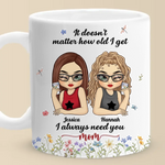 Custom Name Mother Daughter Gifts - Personalized Mugs