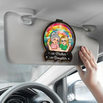 My Mom, My Hero, My Guide - Family Personalized Custom Car Visor Clip - Gift For Mom, Daughter