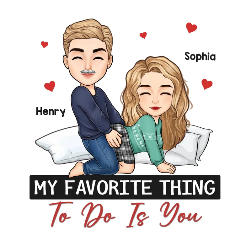 You're My Favorite - Printable Digital File, Digital PNG Download - Couple Personalized Vertical File - Gift For Husband Wife, Anniversary