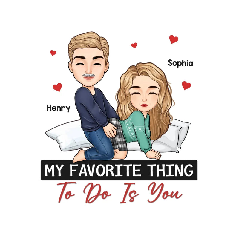 You're My Favorite - Printable Digital File, Digital PNG Download - Couple Personalized Vertical File - Gift For Husband Wife, Anniversary