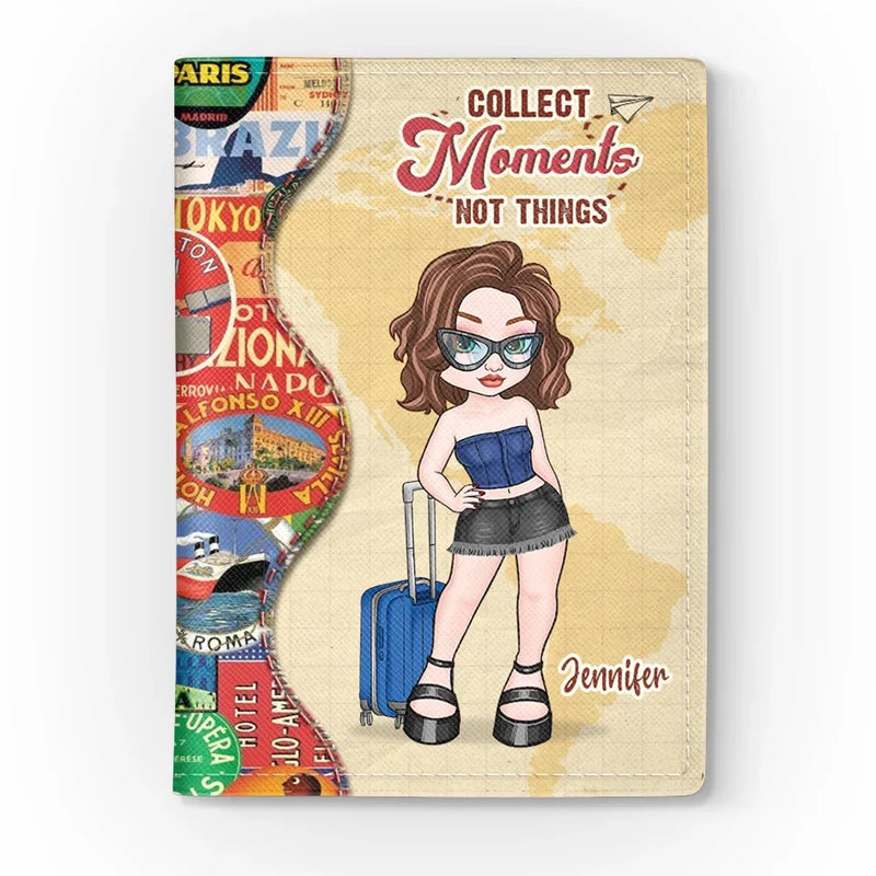 Every Mile Brings A New Story - Travel Personalized Custom Passport Cover, Passport Holder - Holiday Vacation Gift, Gift For Adventure Travel Lovers