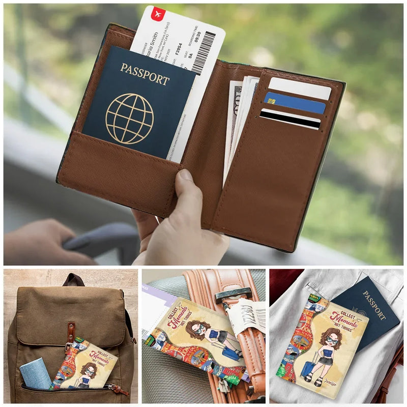 Every Mile Brings A New Story - Travel Personalized Custom Passport Cover, Passport Holder - Holiday Vacation Gift, Gift For Adventure Travel Lovers