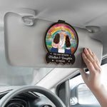 She’s My Sunshine And My Strength - Family Personalized Custom Car Visor Clip - Gift For Mom, Daughter