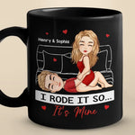 My Favorite Cardio Workout - Couple Personalized Custom Black Mug - Gift For Husband Wife, Anniversary