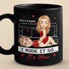 My Favorite Cardio Workout - Couple Personalized Custom Black Mug - Gift For Husband Wife, Anniversary