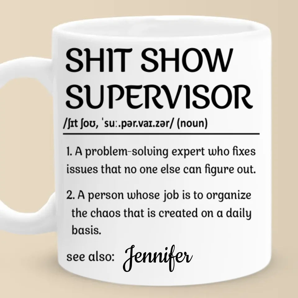 Custom Mug - Personalized Funny Gifts For Best Friends, Family, Coworker, Work Bestie - A Problem Solving Expert