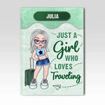 Take Only Memories, Leave Only Footprints - Travel Personalized Custom Passport Cover, Passport Holder - Holiday Vacation Gift, Gift For Women, Travel Lovers