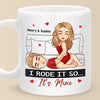 I Look At Every Day With You As A Gift - Couple Personalized Custom Mug - Gift For Husband Wife, Anniversary