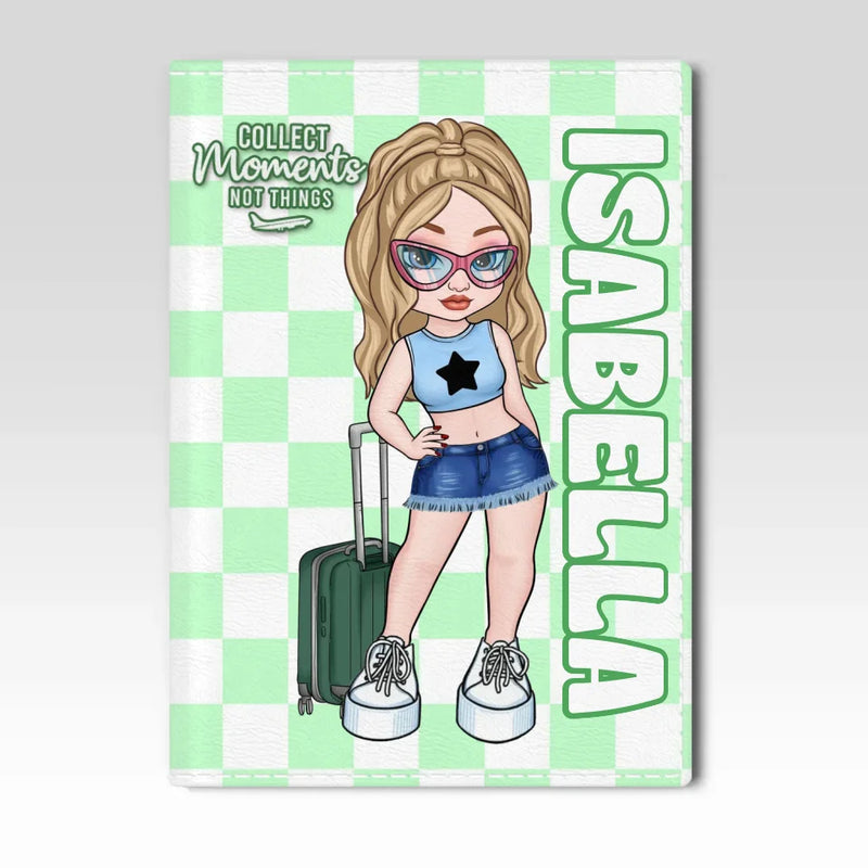 Live Your Best Travel Life - Travel Personalized Custom Passport Cover, Passport Holder - Holiday Vacation Gift, Gift For Adventure Travel Lovers