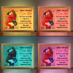 You Are The Best Thing - Couple Personalized Custom Frame Light Box - Gift For Husband Wife, Anniversary