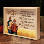 Two Hearts, One Soul - Couple Personalized Custom Frame Light Box - Gift For Husband Wife, Anniversary