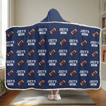 Game Day Vibes, Mom Life Pride - Personalized Custom Snuggle Blanket, Hoodie Blanket - Gift For Sport Lovers, Sport Players