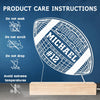 Play Hard, Shine Brighter - Personalized Custom Shaped 3D LED Light - Gift For Sport Lovers, Sport Players
