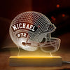 Play With Heart, Win With Pride - Personalized Custom Shaped 3D LED Light - Gift For Sport Lovers, Sport Players