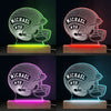 Play With Heart, Win With Pride - Personalized Custom Shaped 3D LED Light - Gift For Sport Lovers, Sport Players