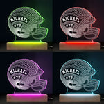 Play With Heart, Win With Pride - Personalized Custom Shaped 3D LED Light - Gift For Sport Lovers, Sport Players