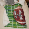 Success Is Built One Yard At A Time - Personalized Custom Blanket - Gift For Sport Lovers, Sport Players