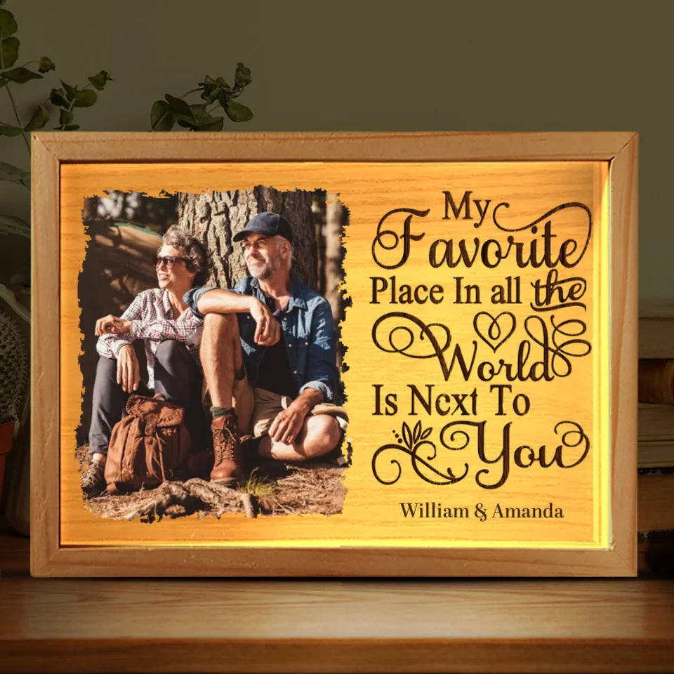 Cadre photo personnalisé pour une histoire d'amour éternelle - Cadre photo personnalisé pour couple - Cadeau pour mari et femme, anniversaire