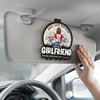 Careful On The Road, You’re My Everything - Couple Personalized Custom Car Visor Clip - Gift For Husband Wife, Anniversary