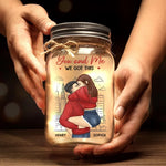 Custom Name Romantic Couple Gifts - Personalized Mason Jar Light