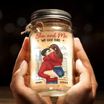 Custom Name Romantic Couple Gifts - Personalized Mason Jar Light