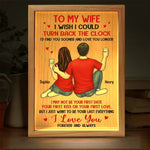 Custom Name Romantic Gifts for Wife - Personalized Frame Light Box