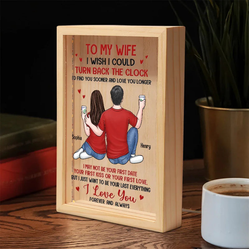 I'd Find You Sooner And Love You Longer - Couple Personalized Custom Frame Light Box - Gift For Husband Wife, Anniversary