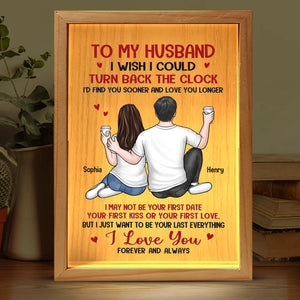 I'd Find You Sooner And Love You Longer - Couple Personalized Custom Frame Light Box - Gift For Husband Wife, Anniversary