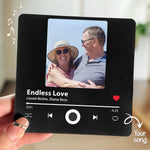 Custom Photo Music Fridge Magnet That Can Play Songs - Personalized Anniversary Wedding Gifts For Husband And Wife, Him And Her - All Of Me Loves All Of You