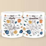 A Grandma’s Heart Is A Mother’s Love Multiplied - Family Personalized Custom 3D Inflated Effect Printed Mug - Gift For Mom, Grandma