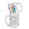 Mother & Daughter Never Truly Apart - Family Personalized Custom 3D Inflated Effect Printed Mug - Gift For Mom, Daughter