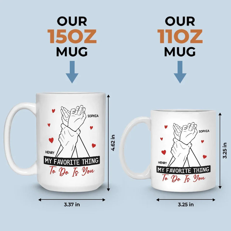 My Perfect Day Starts And Ends With You - Couple Personalized Custom Mug - Gift For Husband Wife, Anniversary