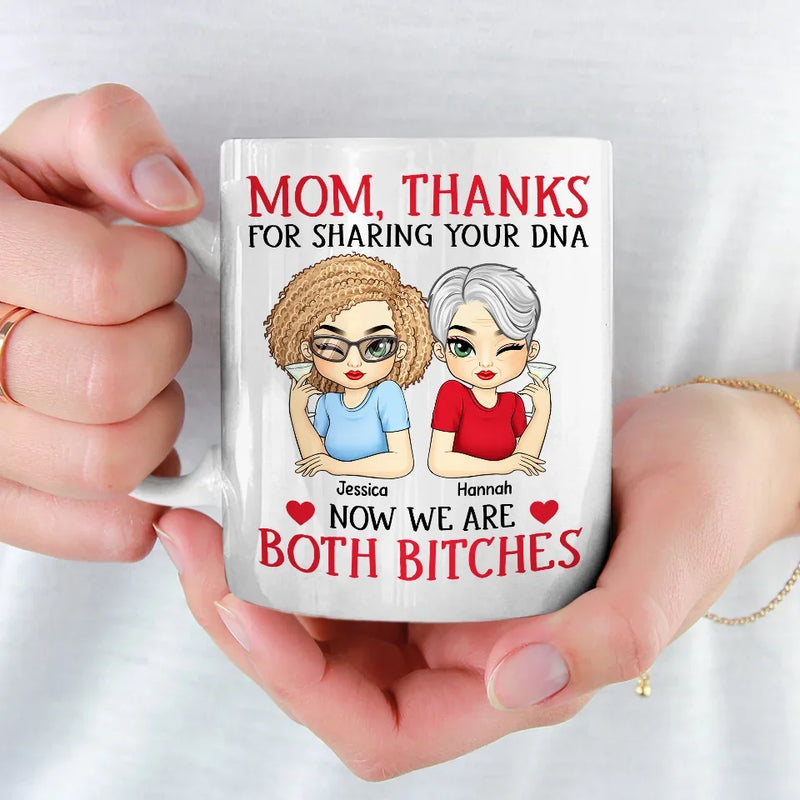 A Mother Is The Truest Friend We Have - Family Personalized Custom Mug - Gift For Mom, Daughter