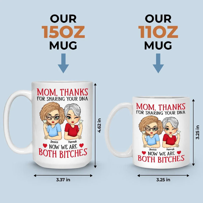 A Mother Is The Truest Friend We Have - Family Personalized Custom Mug - Gift For Mom, Daughter