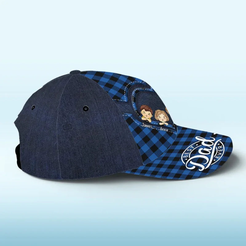You Are The World - Family Personalized Custom Hat, All Over Print Classic Cap - Gift For Dad, Grandpa, Pet Owners, Pet Lovers